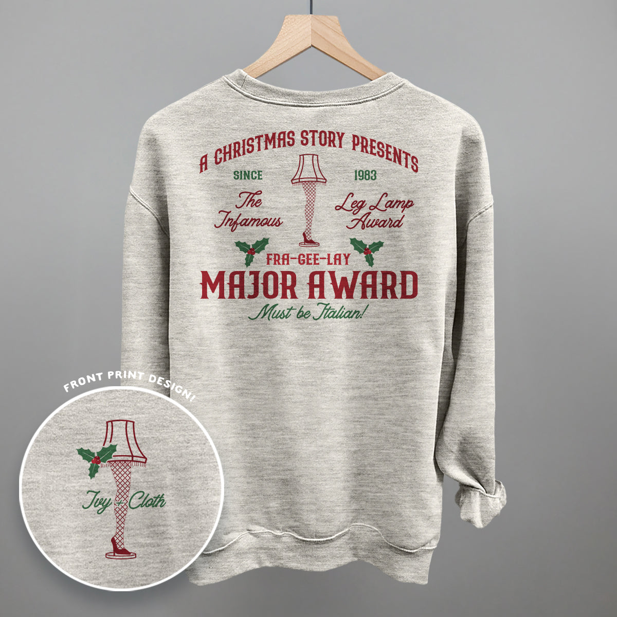 Major Award Leg Lamp (Back Print)