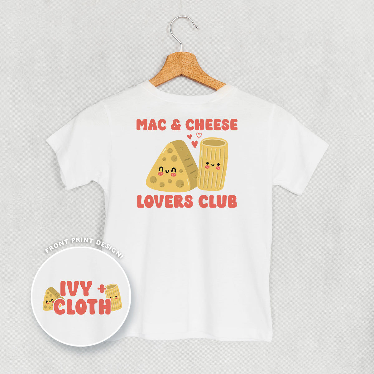 Mac & Cheese Lovers Club (Kids Back Print)