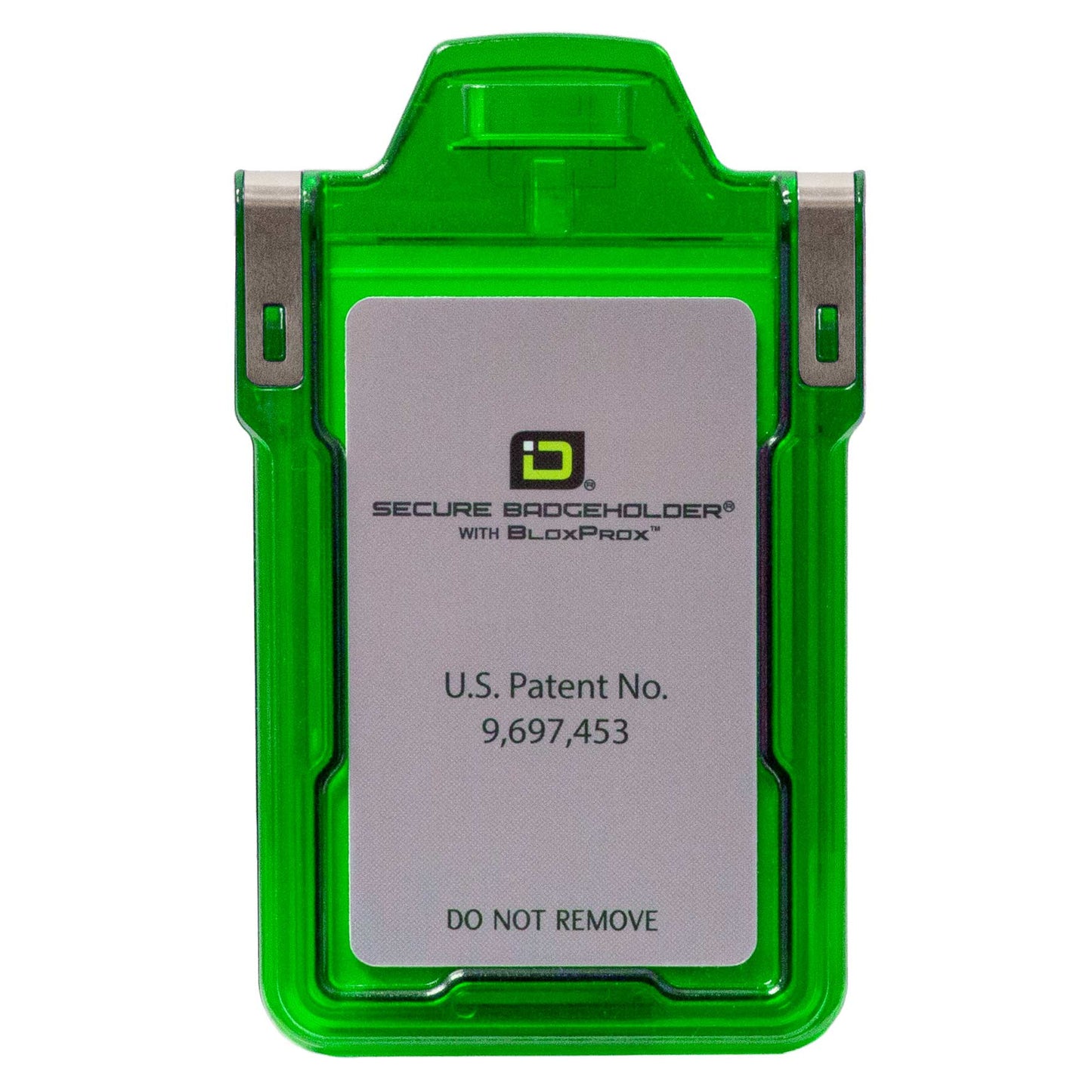 Secure Badge Holder Classic with BloxProx™ - Protects 125Khz HID Prox 1 ID Card Holder