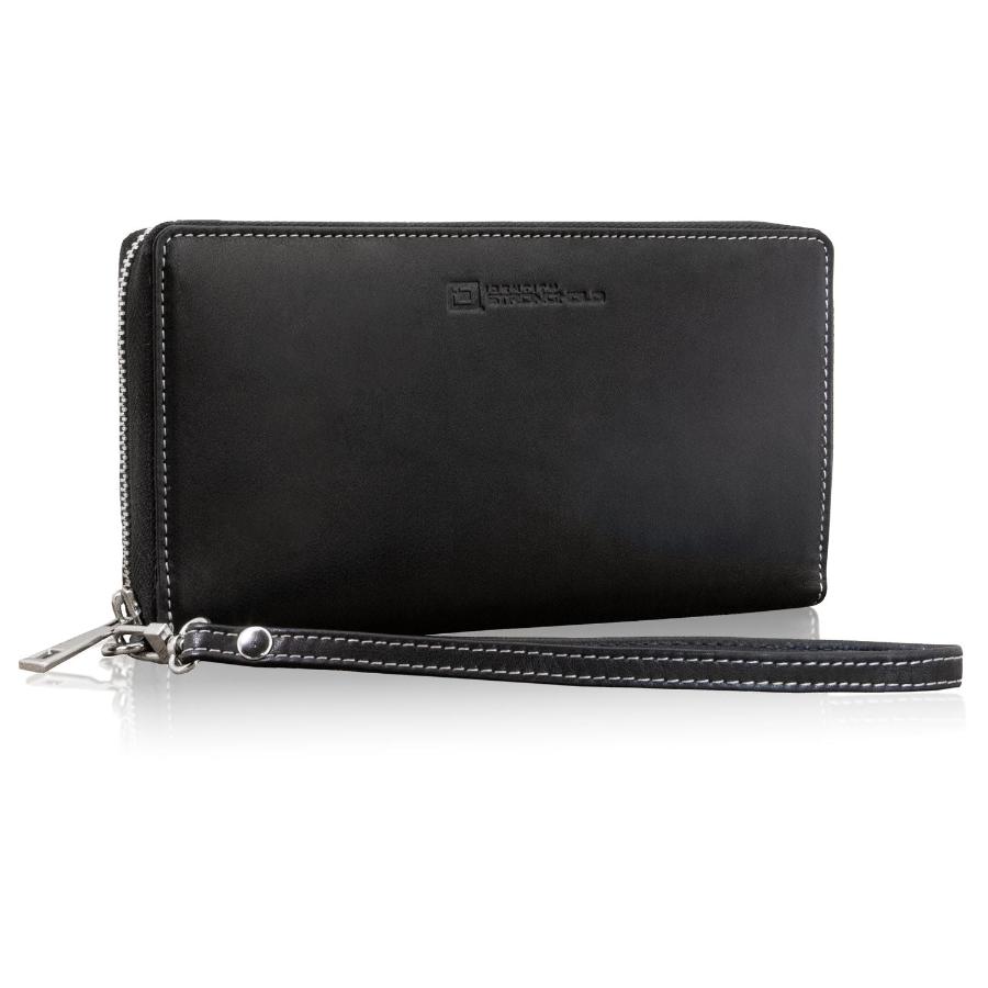 Women's RFID Blocking Zip-Around Clutch