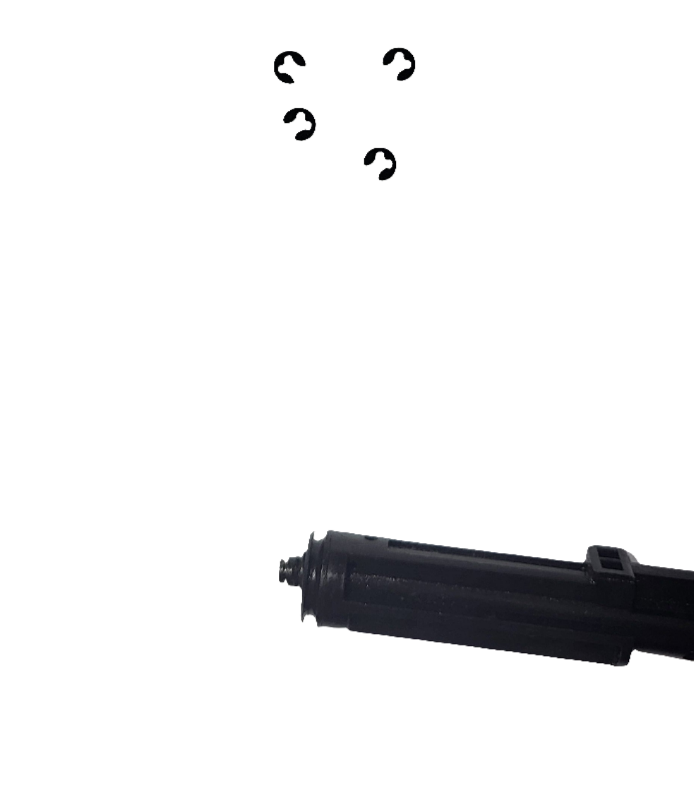 E-Clip /Retaining Ring E-Type For M4 /HK416 GBB Loading Nozzle (VFC /GHK Compatible) /C-Clip /E Buckle 4-pack