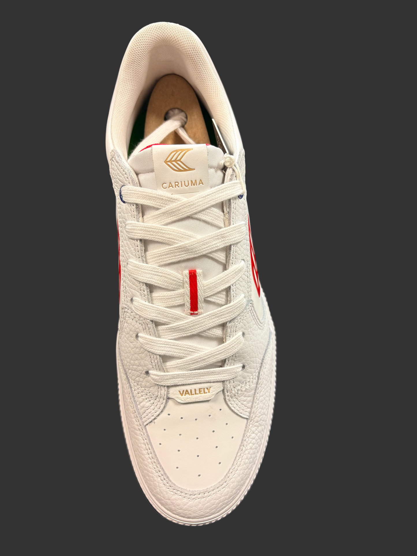 CARIUMA VALLELY PRO Jagger 2024 White Leather Skate Shoes [autograph option]