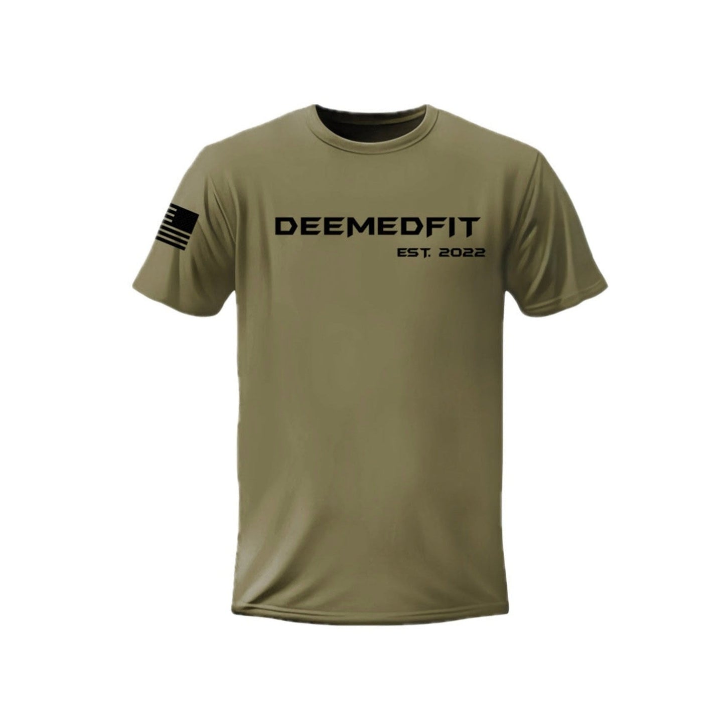 Men's Gym Tee "Compellence" - Olive