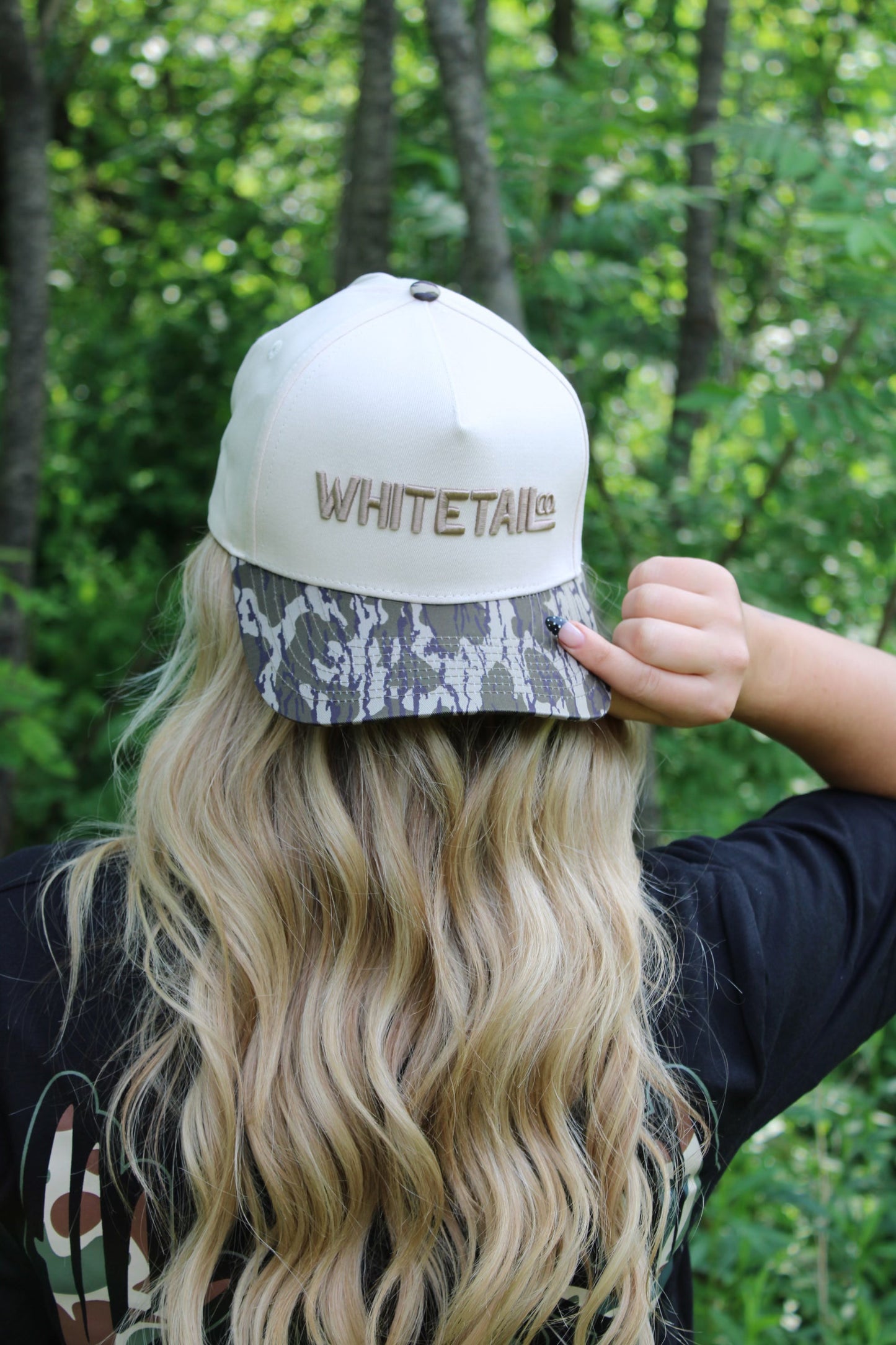 Whitetail Co. Washed Brim Trucker
