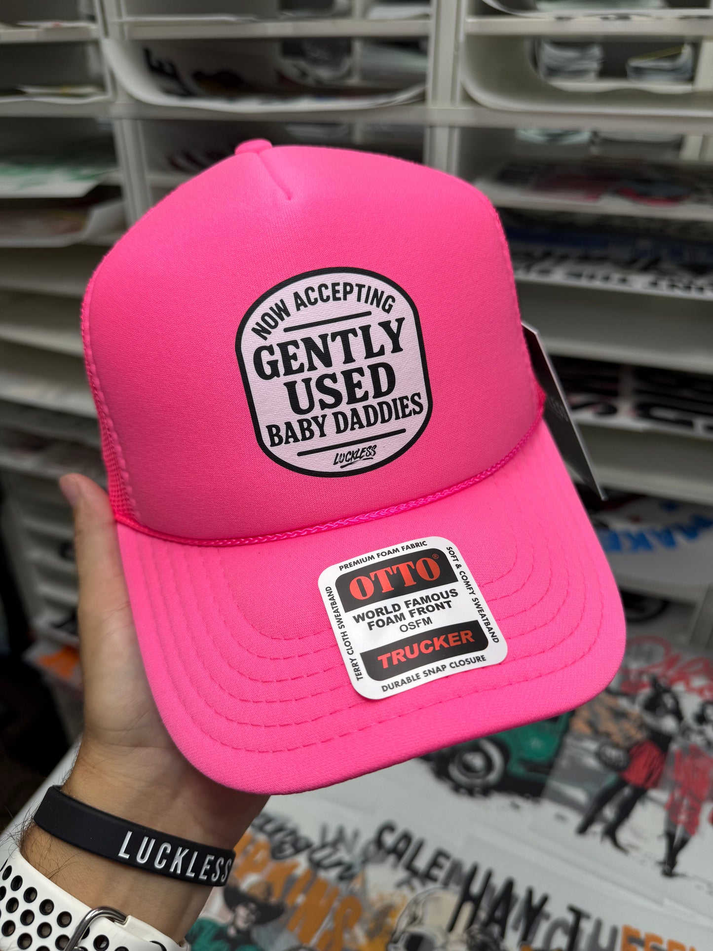 Now Accepting Gently Used Baby Daddies Trucker Hat