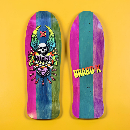 X-Con Limited Edition, HAND-PAINTED 10"x30" Deck (1 of 10)