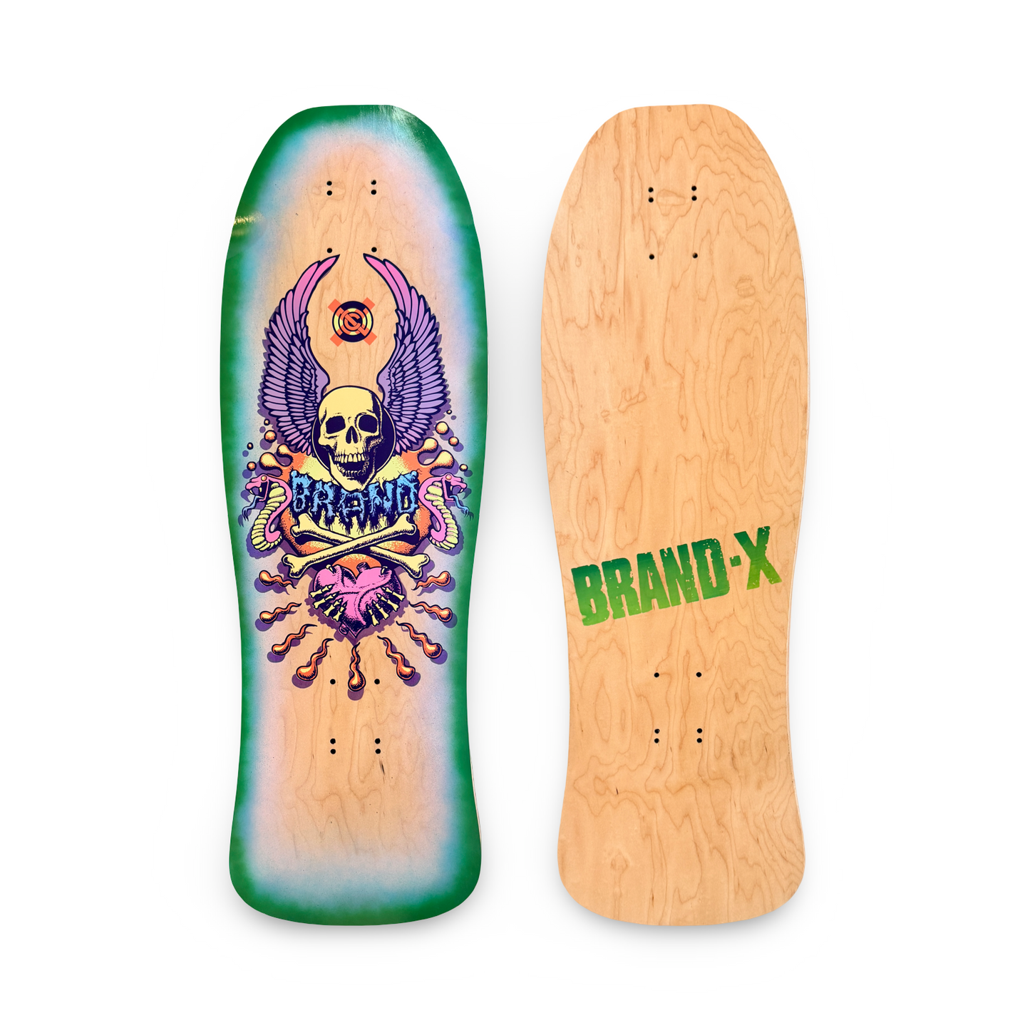 X-Con Limited Edition, HAND-PAINTED with Halos 10"x30" Deck (1 of 1)