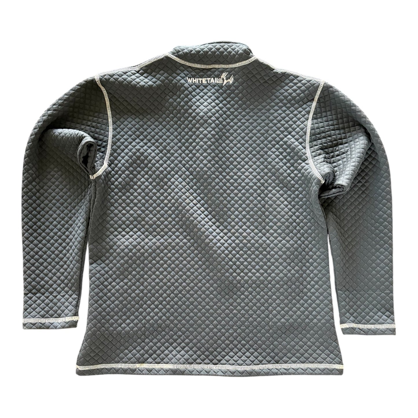 Whitetail Co. Rut Line Waffle 1/4 Button Sweatshirt