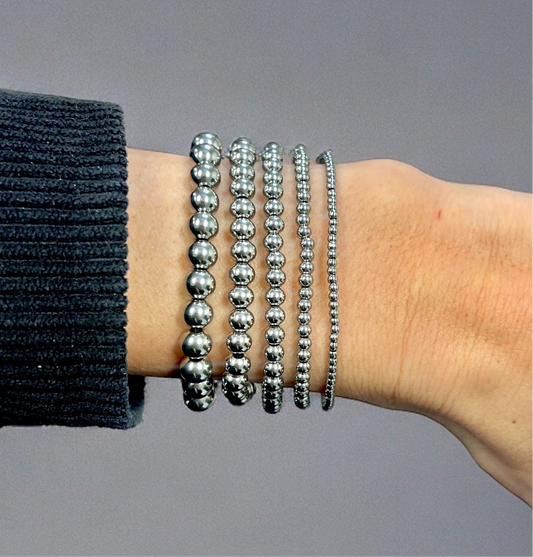 GOLD BALL BRACELETS - Stack or Individual