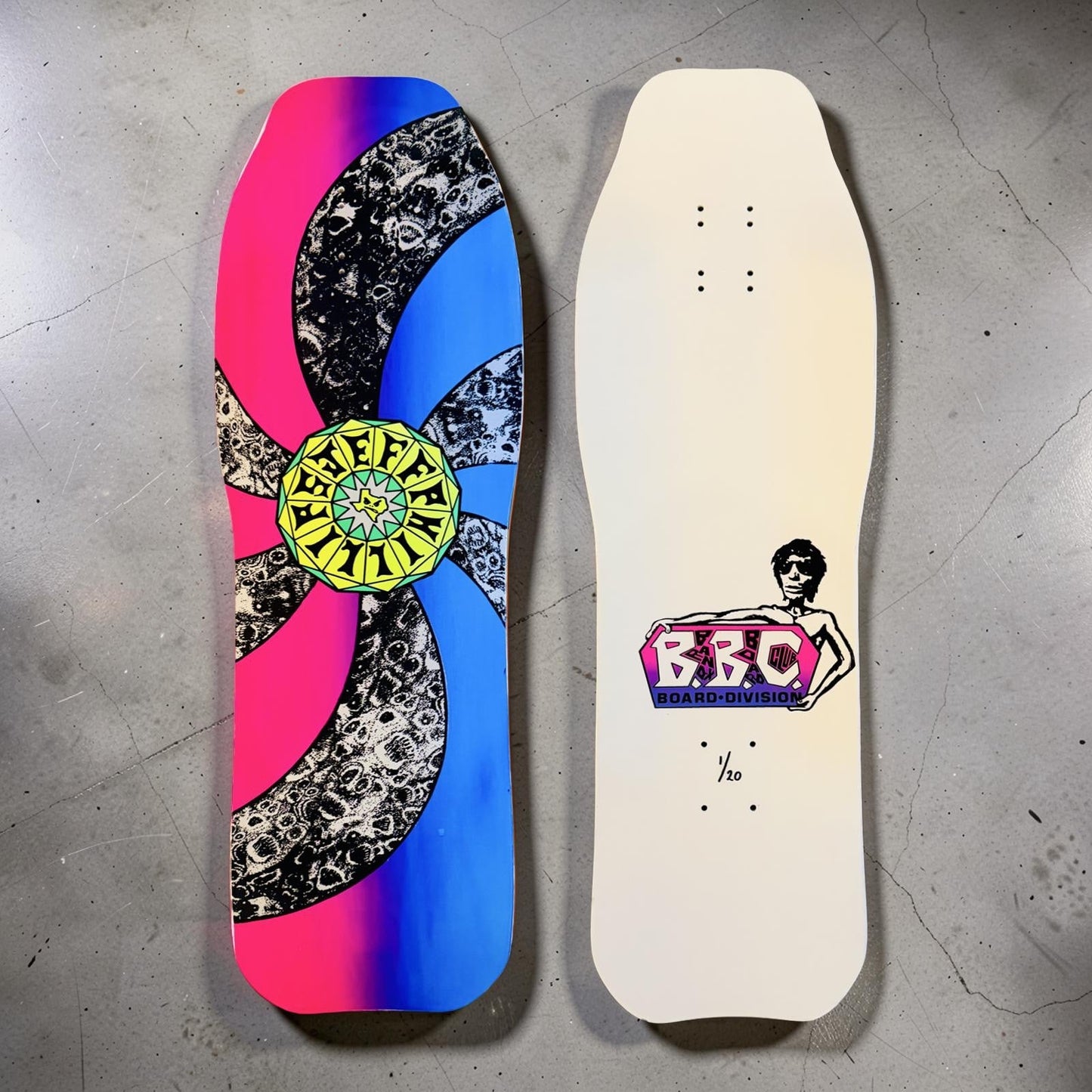Jeff Phillips SPIRAL Limited Edition, HAND-PAINTED BBC Deck (1 of 20)