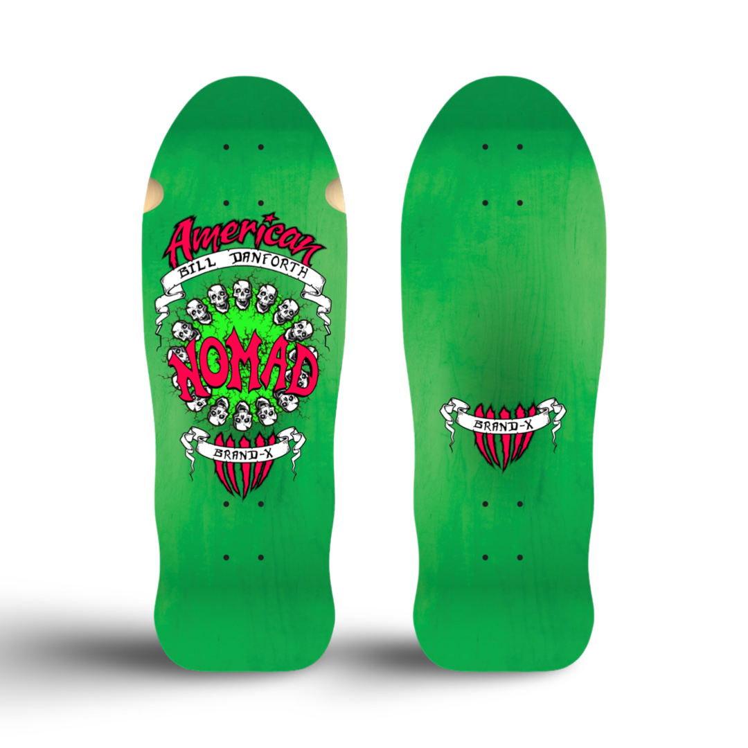 Bill Danforth Circle of Skulls 10”x30” Limited Edition, HAND-PAINTED Deck (PRE-ORDER, MAY 2027