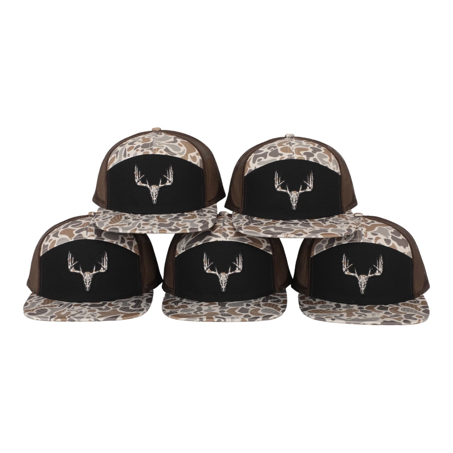 Whitetail Co. | Old Camo Skull | 7 Panel