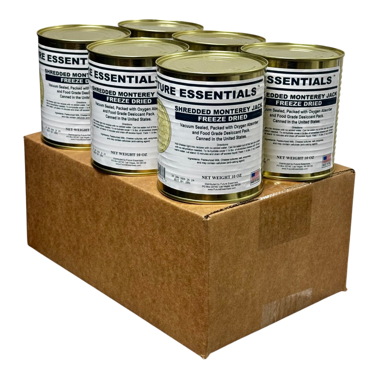Future Essentials Freeze Dried Shredded Monterey Jack Cheese