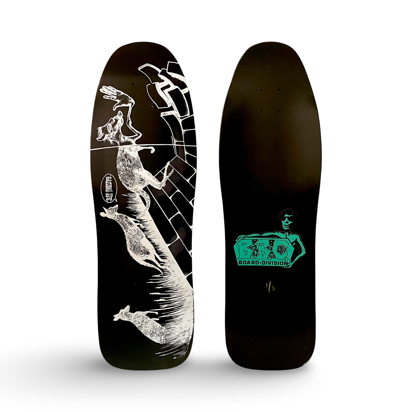 Jeff Phillips Kangaroo Limited Edition BBC Deck, HAND-PAINTED 10"x31" (1 of 5)