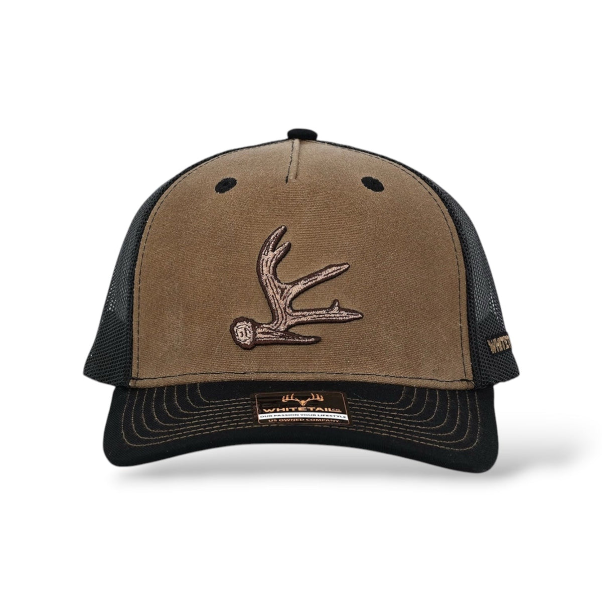 XL | Whitetail Co. Bonded Shed | Waxed Trucker | Brown/Black | XL