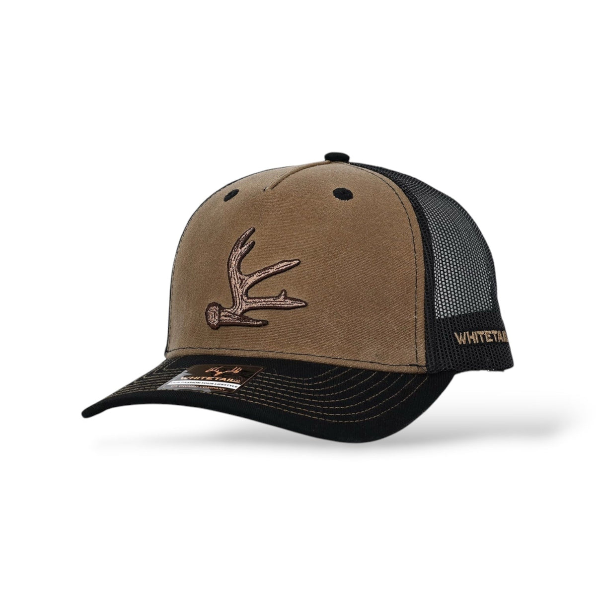 XL | Whitetail Co. Bonded Shed | Waxed Trucker | Brown/Black | XL
