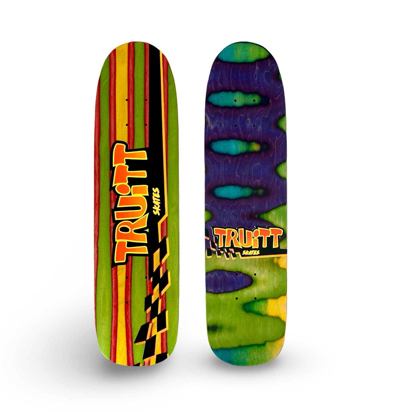 Truitt Skates Spectrum FREESTYLE Deck 7.3” x 28” HAND-PAINTED & AUTOGRAPHED (1 of 1)