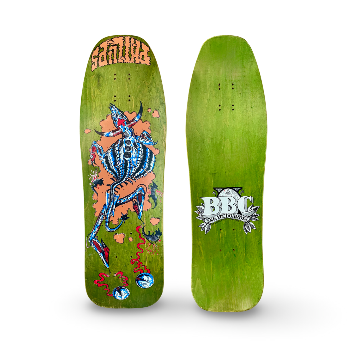 Jeff Phillips MUTILATED STEER Limited Edition, BBC Deck HAND-PAINTED (1 of 50) (PRE-ORDER, DECEMBER)