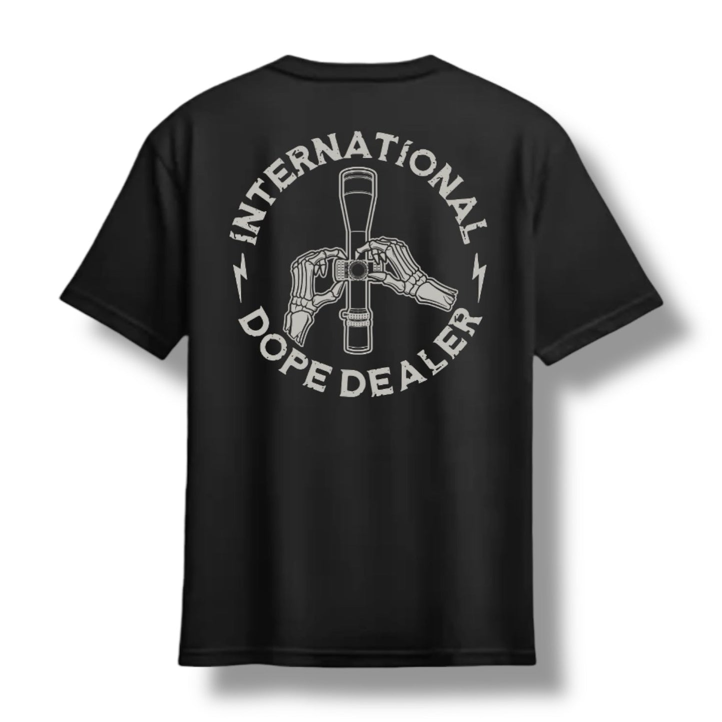 "DOPE DEALER" TEE (BLACK / MIL GREEN)