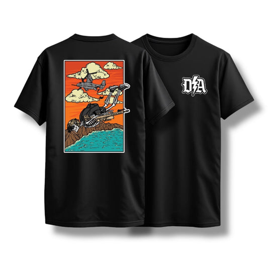 "SLICKSTER" TEE (BLACK)