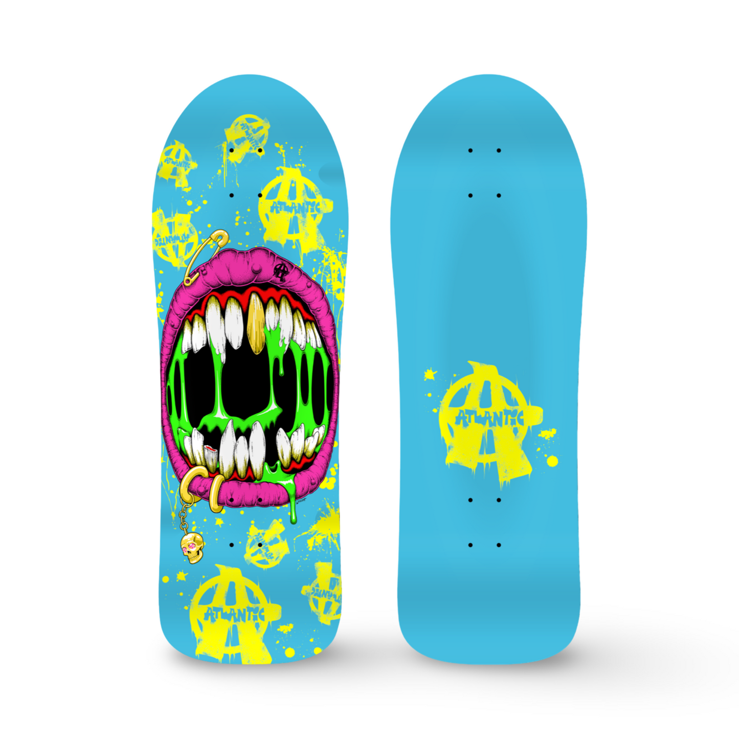 Slime Mouth PUNKED Limited Edition, HAND-PAINTED Deck (PRE-ORDER, JANUARY 2027)