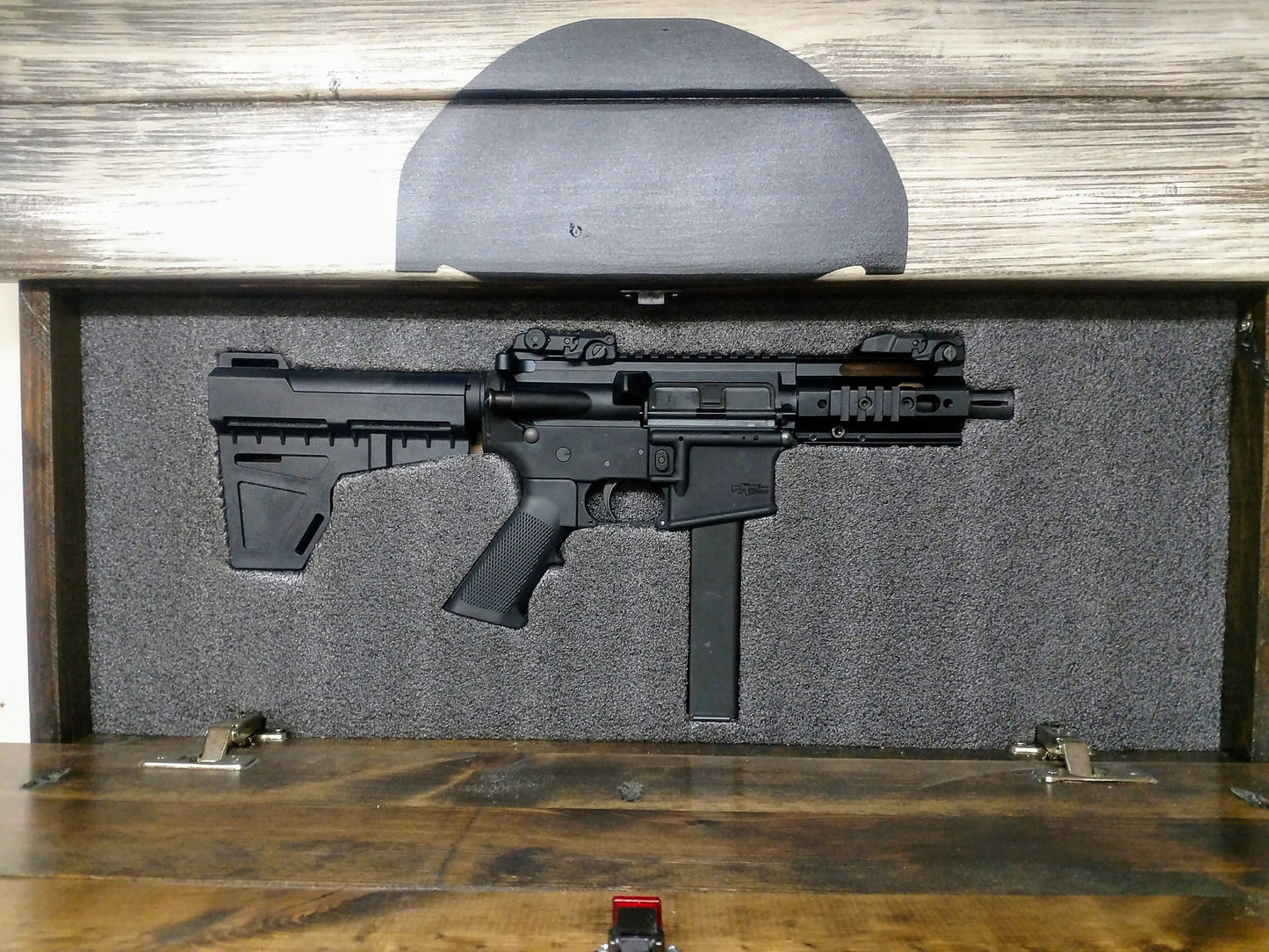 Punisher Skull Hidden gun storage sign