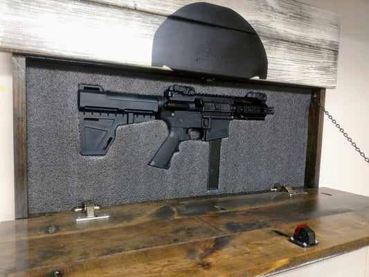 Punisher Skull Hidden gun storage sign