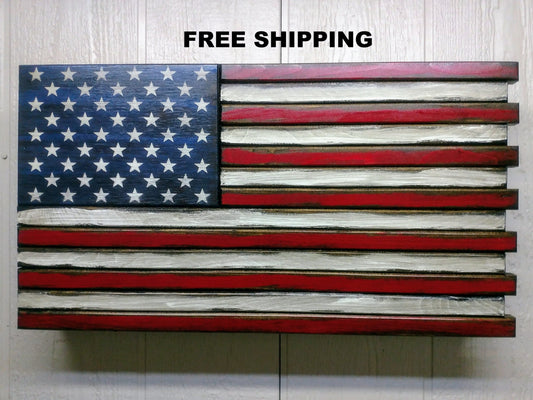 Mini American Flag Gun Concealment Case