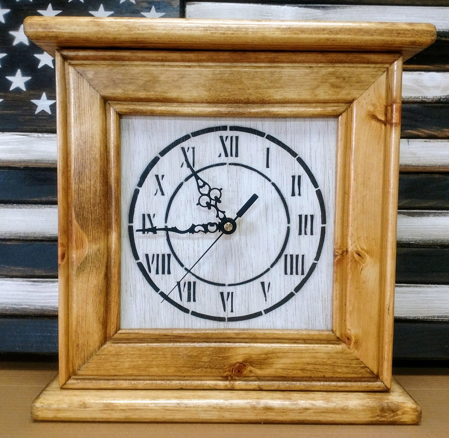 "Peacemaker” Wooden Gun Concealment Clock