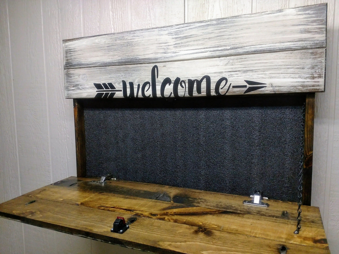 Welcome to Our Home  Hidden Gun Storage Sign