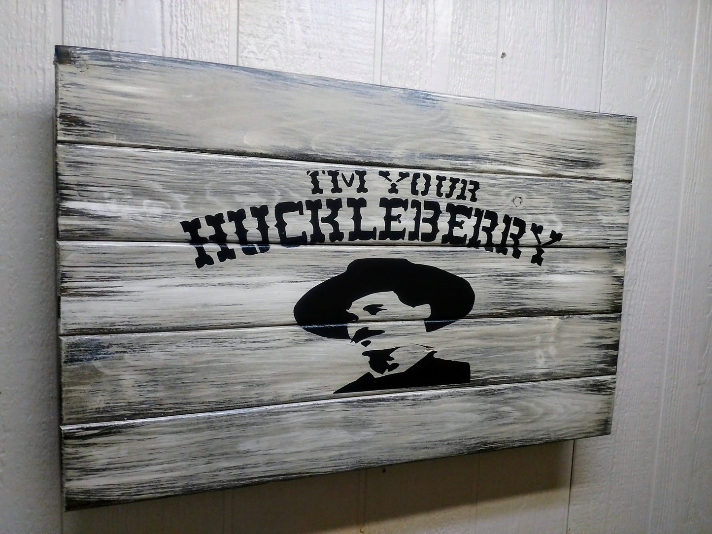 I'm Your Huckleberry Hidden gun storage sign