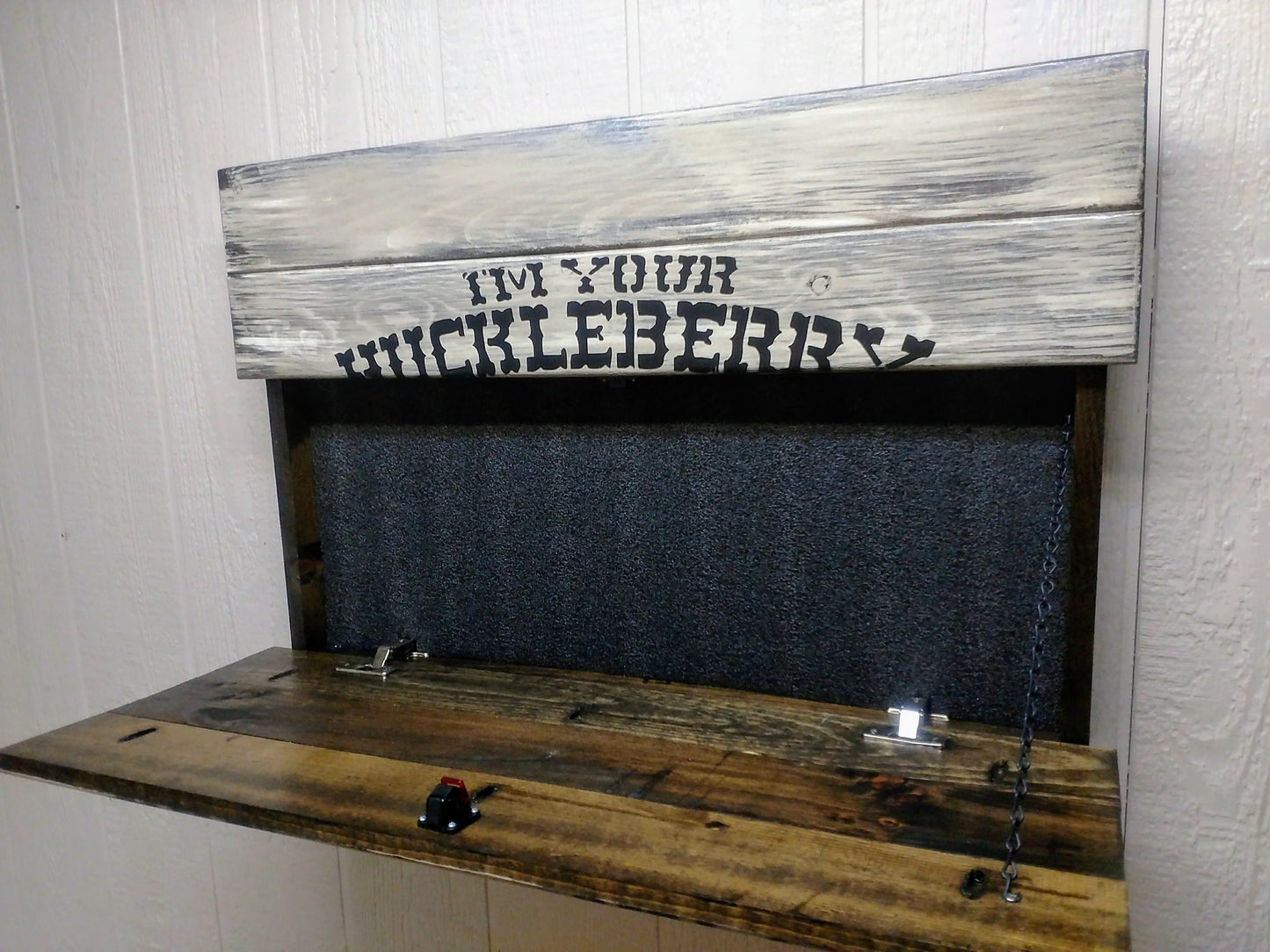 I'm Your Huckleberry Hidden gun storage sign