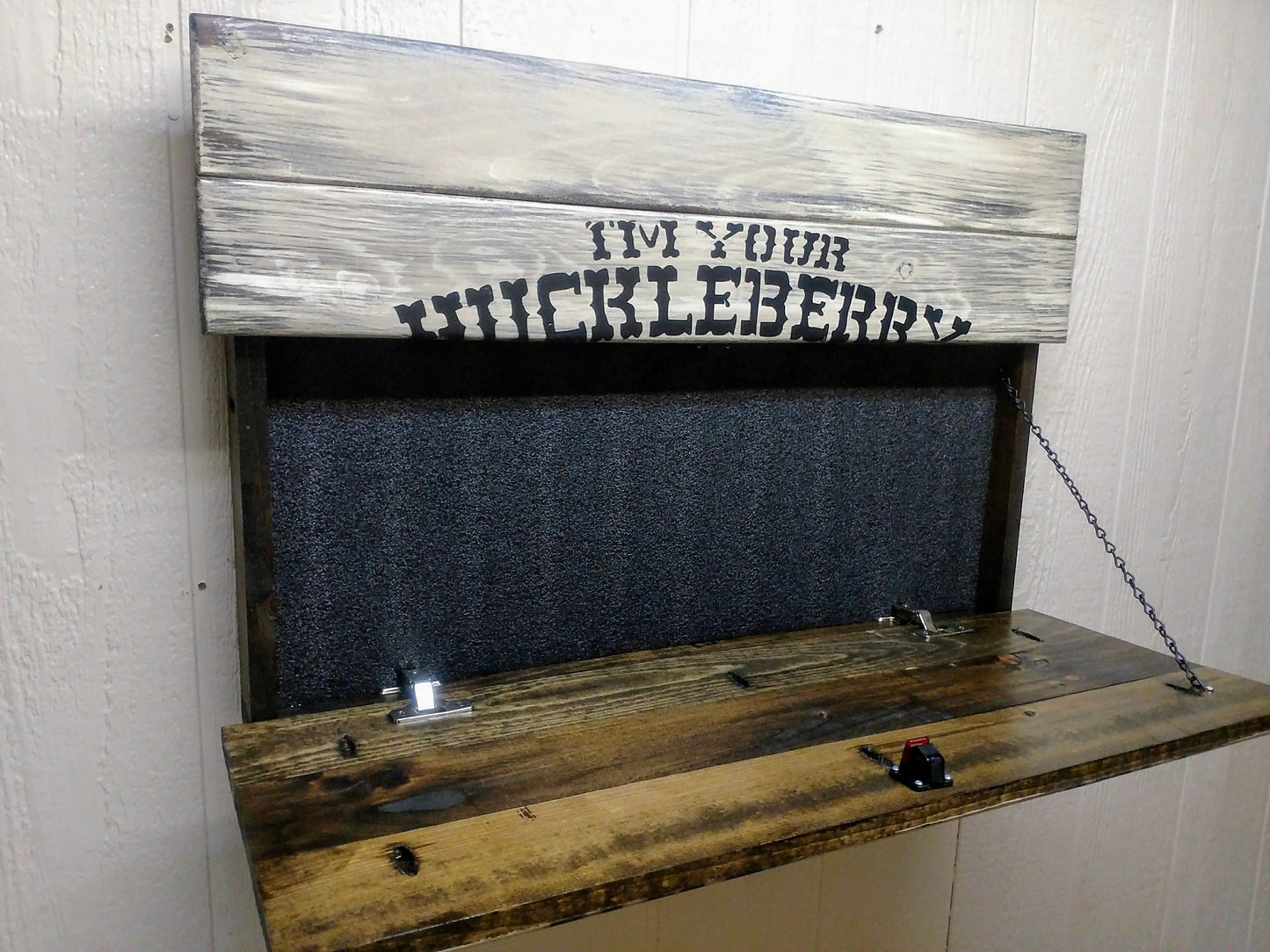 I'm Your Huckleberry Hidden gun storage sign