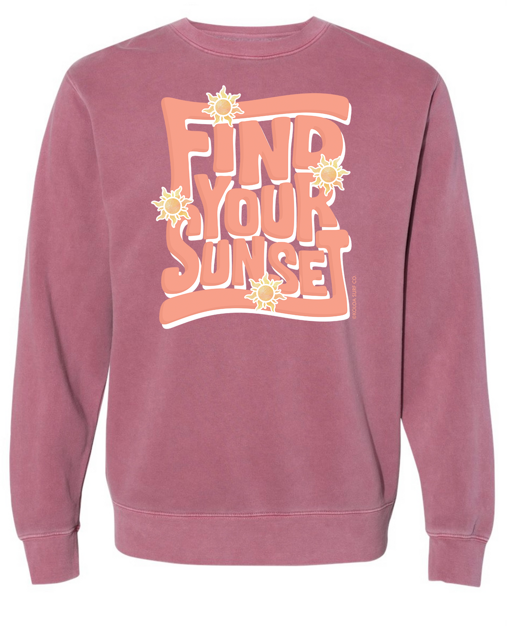 Koloa Groovy  Find Your Sunset Sweatshirt