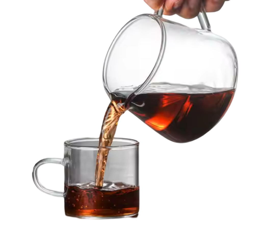 Glass Pour Over Carafe Coffee 400ML + 600ML options.  v60, UFO, Aeropress Glass