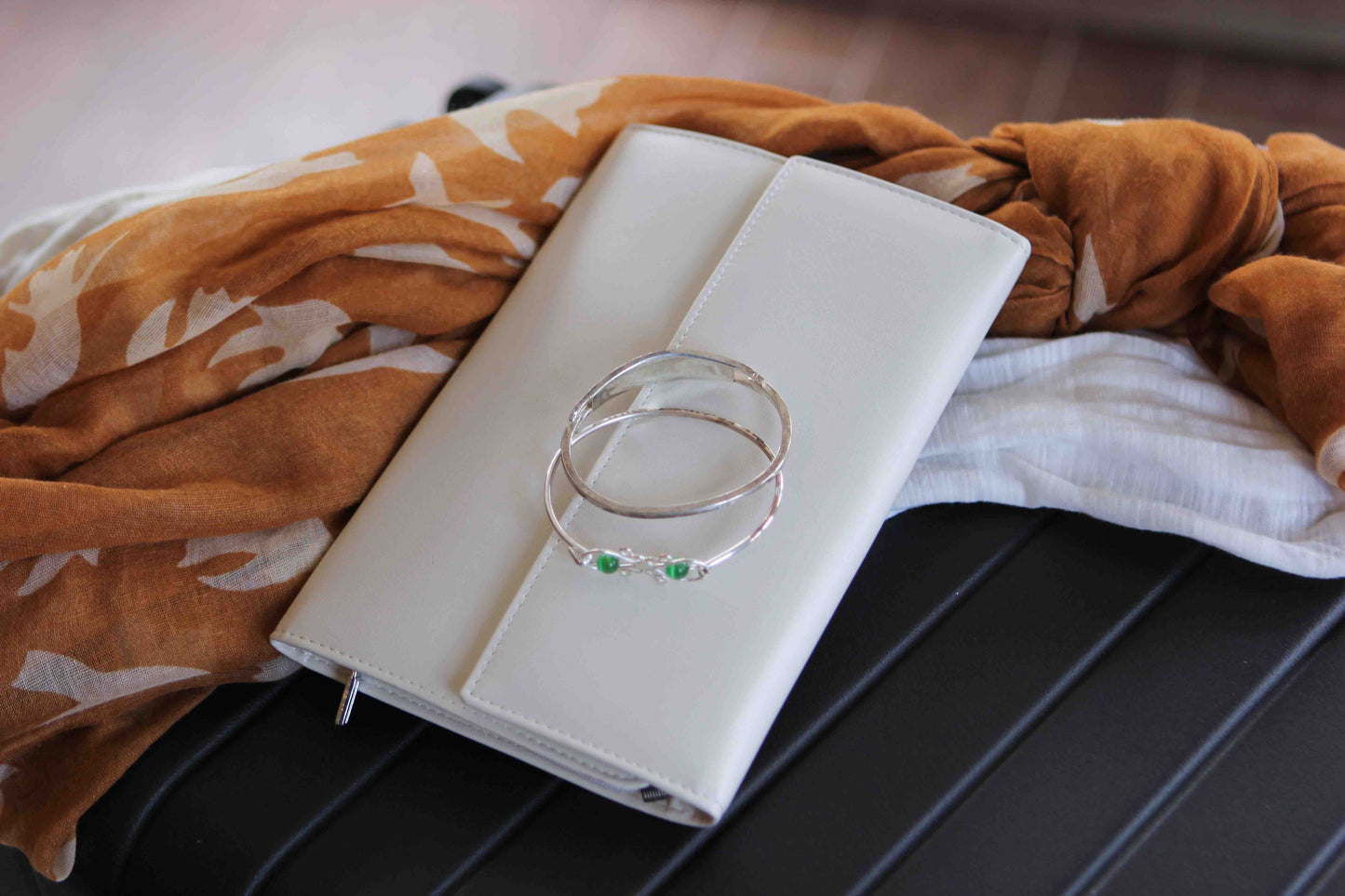 Travel Jewelry Case - Vegan Leather