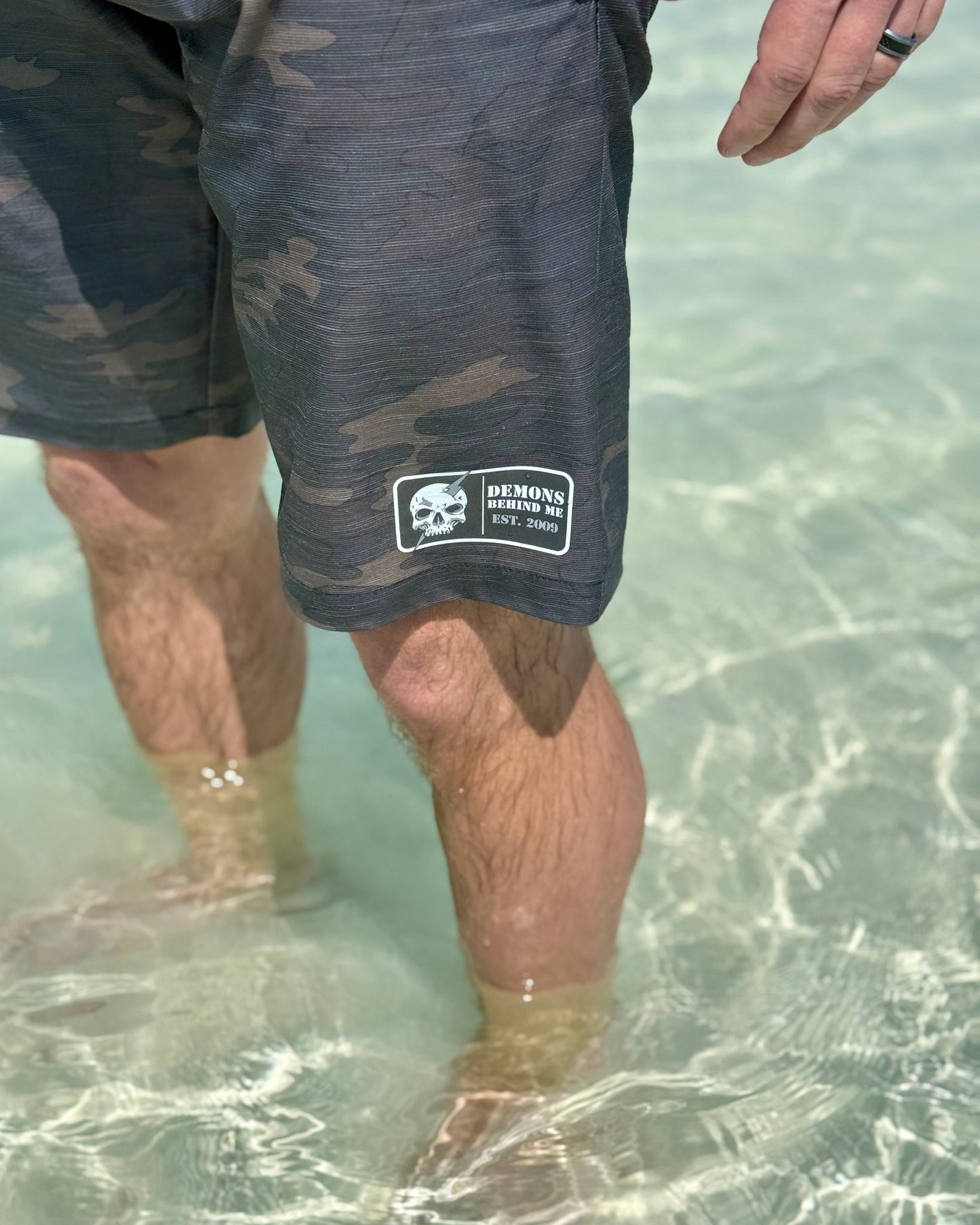 NEW - Tactical Camo Hybrid Shorts