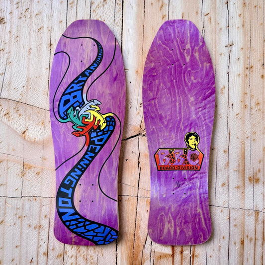 Bryan Pennington BBC Escher Lizard, Limited Edition, HAND-PAINTED, Deck 10.3"x30.5" (1 of 5)