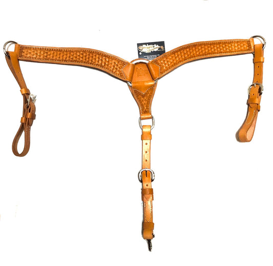 All-Around Breast Collar - Snowflake Stamped