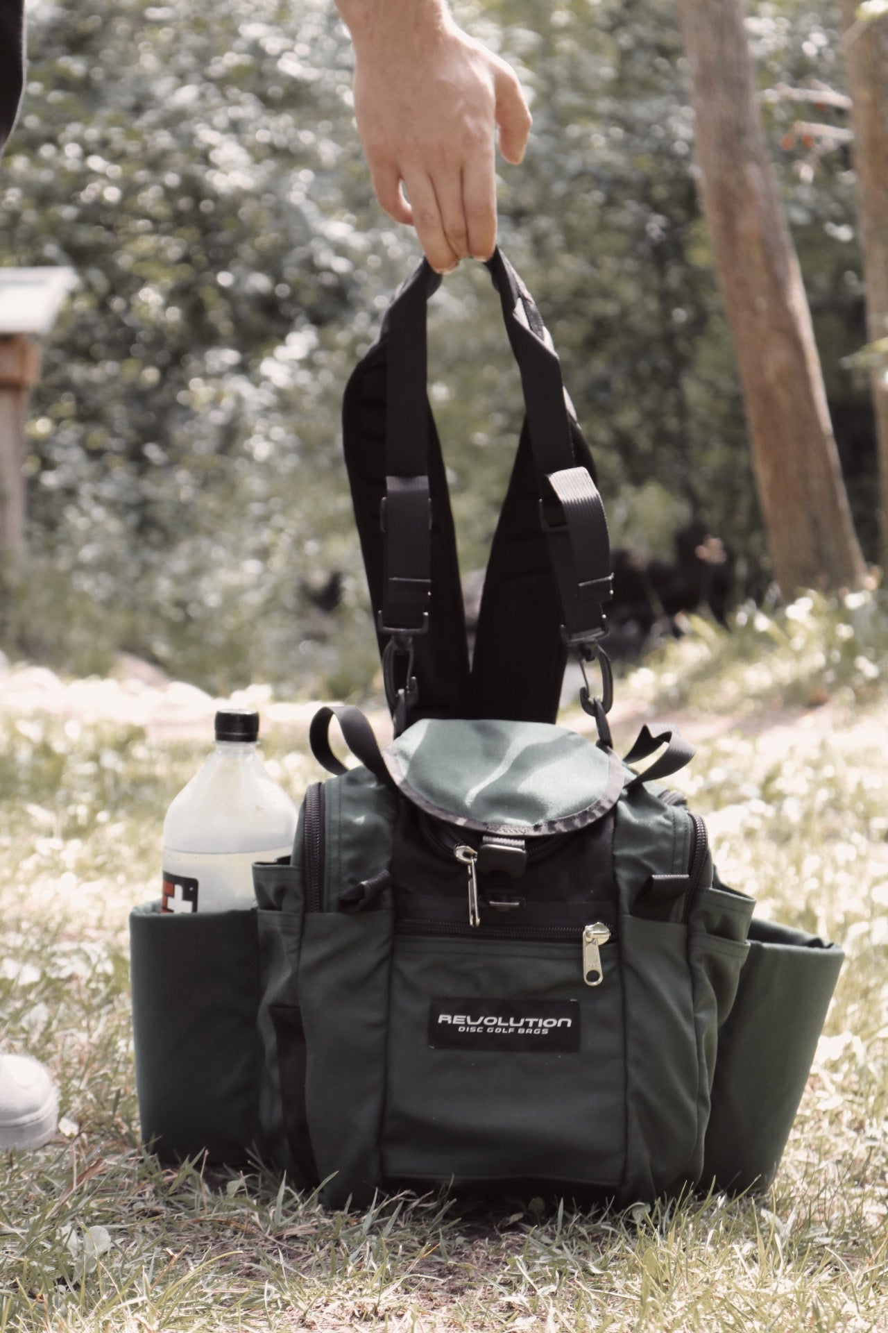 Revolution Mini Deluxe V3 Disc Golf Bag - Olive Green
