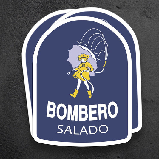 Bombero Saludo Sticker