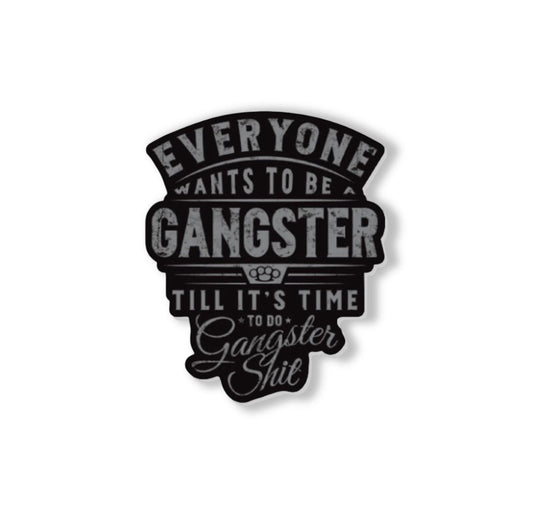 Gangster Sticker