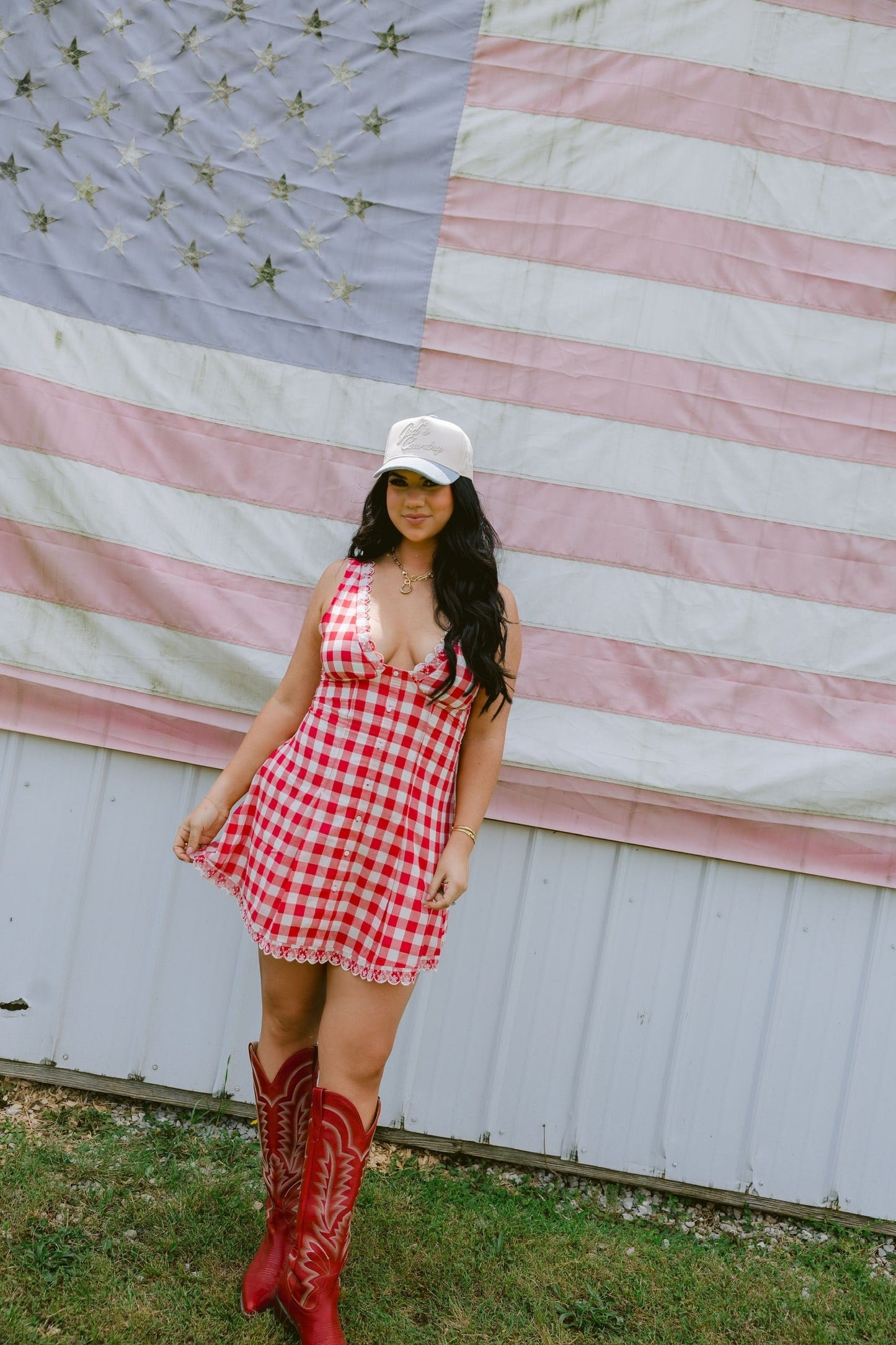 God's Country - Vintage Trucker Hat