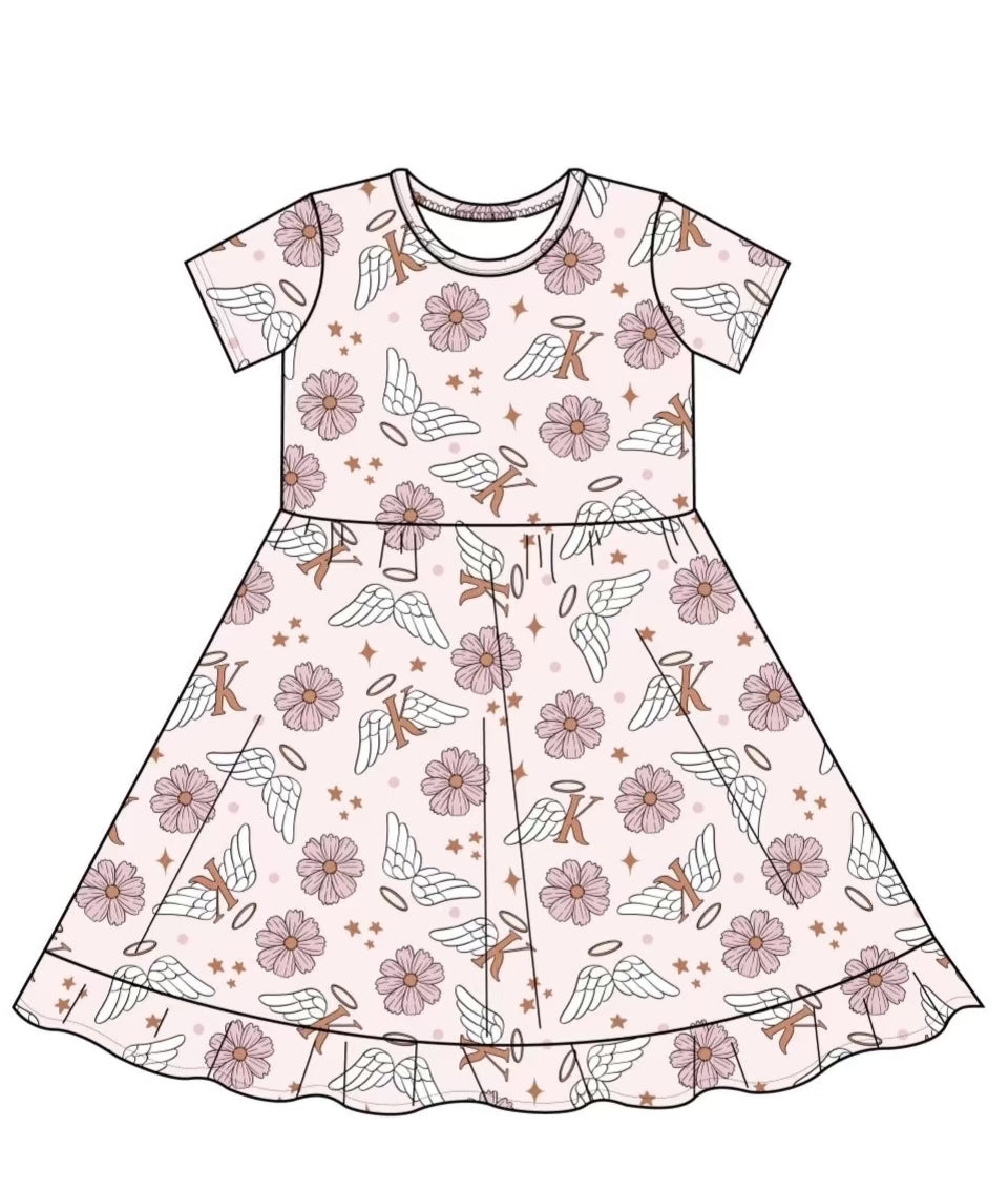 KALLIE'S WING'S DREAM RUFFLE DRESS