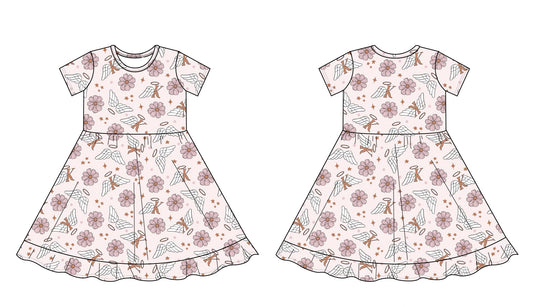 KALLIE'S WING'S DREAM RUFFLE DRESS