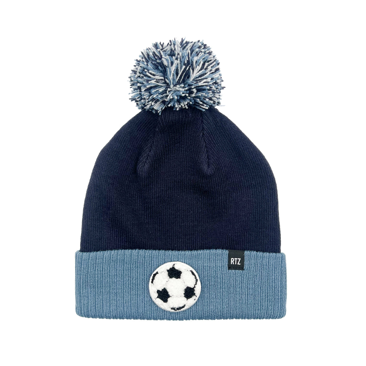 Football Patch Pom Pom