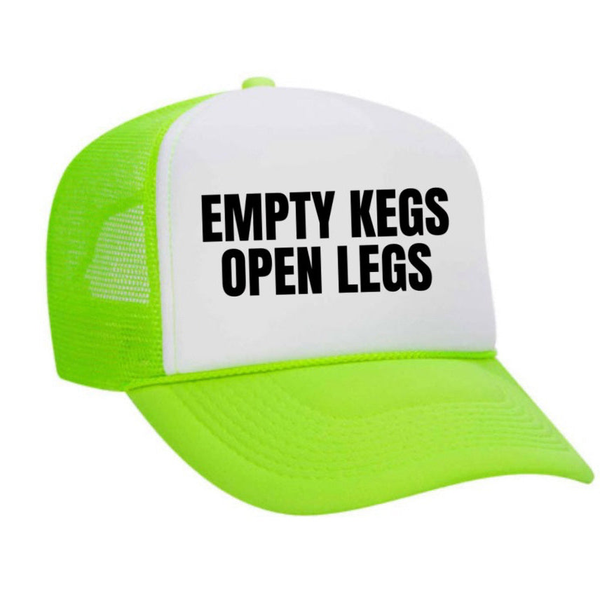 Empty Kegs Open Legs Inappropriate Trucker Hat