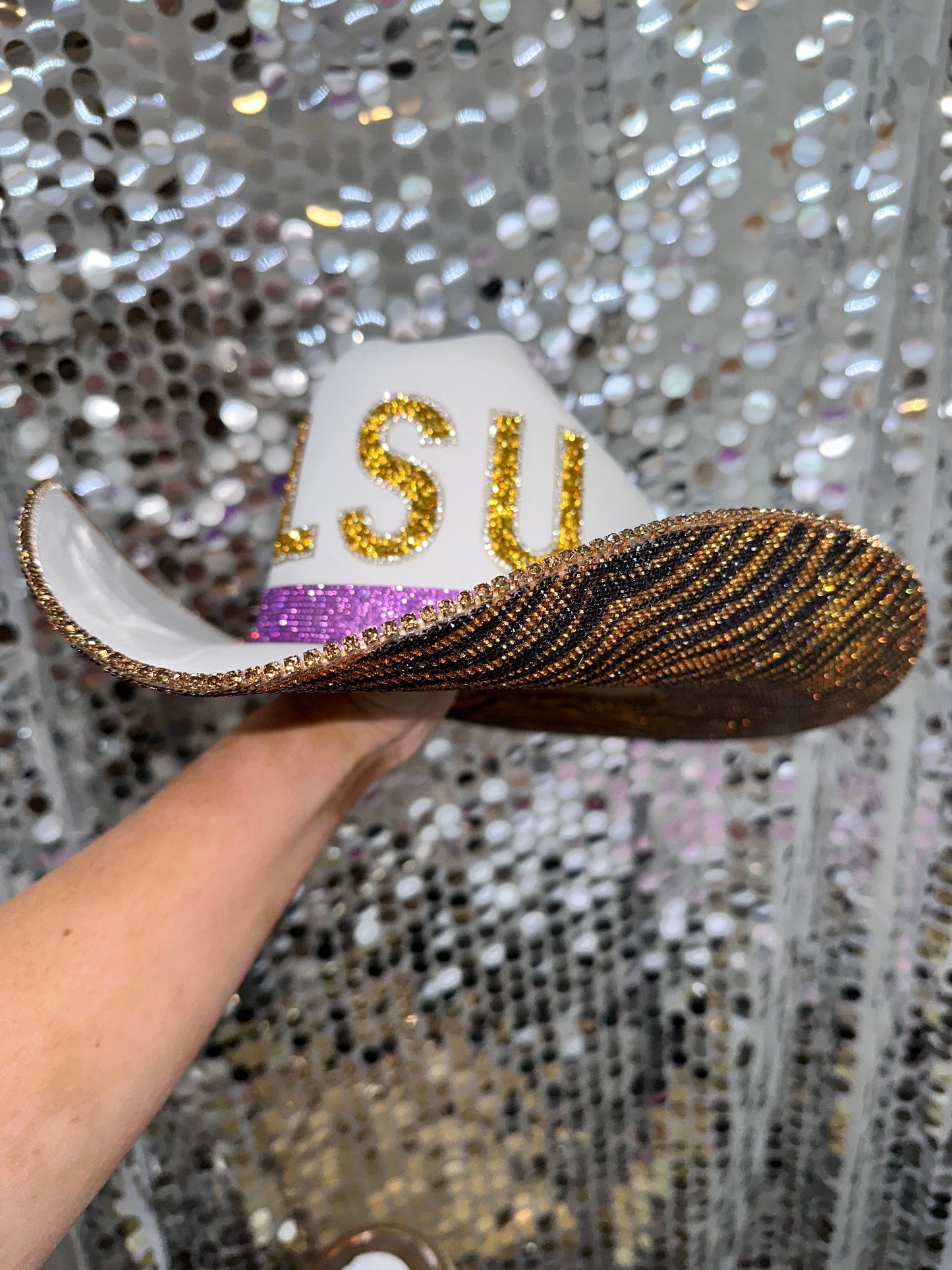 LSU Tiger Print Hat