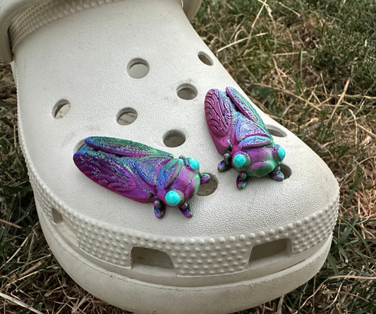 Cicada Shoe Charm