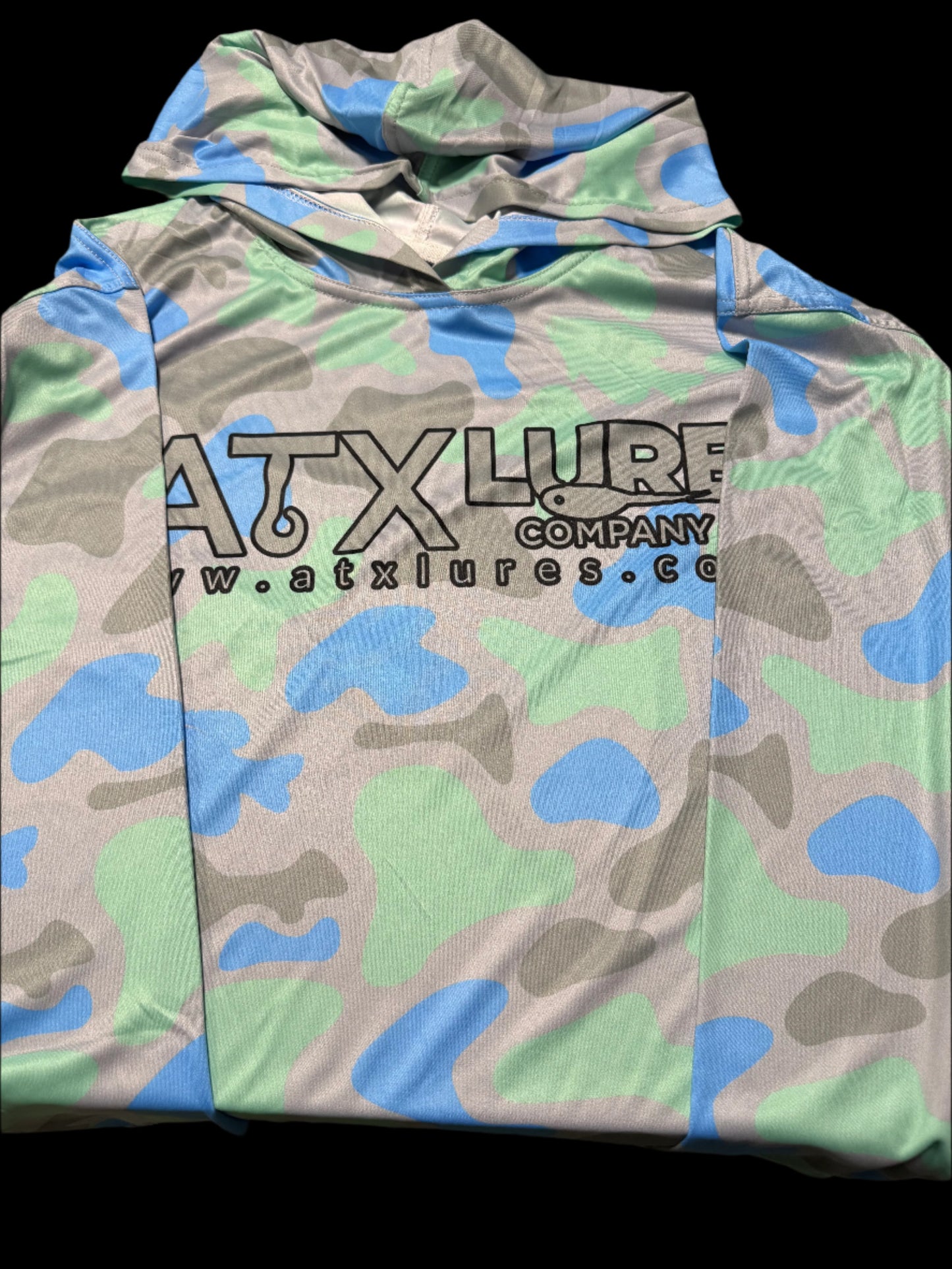 Saltwater Blue Camo Fishing Shirt